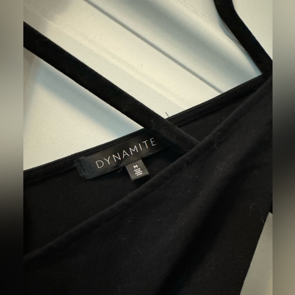 Black Mini Dress | Dynamite - Picture 3 of 3